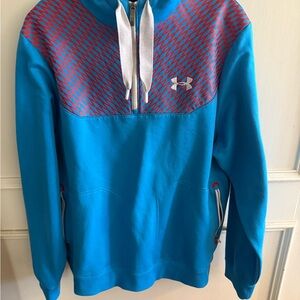 Under Armour Blue and Red Hoodie